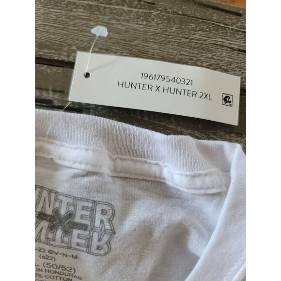 Hunter X Hunter T-Shirt Men’s Size 2XL Anime White Short Sleeve XXL New - Picture 5 of 6